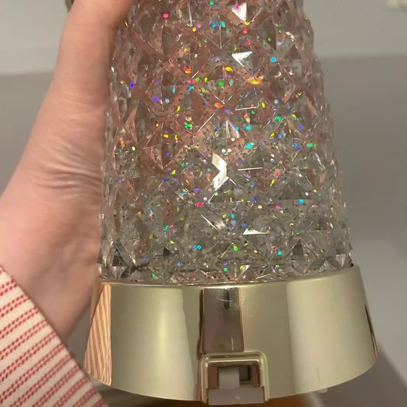 Bath & Body Works Gold and Silver Palm Candle Holder - Picture 3 of 3